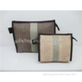 Cosmetic Bag For Men High Quality Linen Clutch Bag Wash Bag For Two Colors